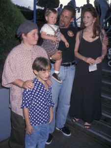 Photo of Bruce Boxleither with his family.